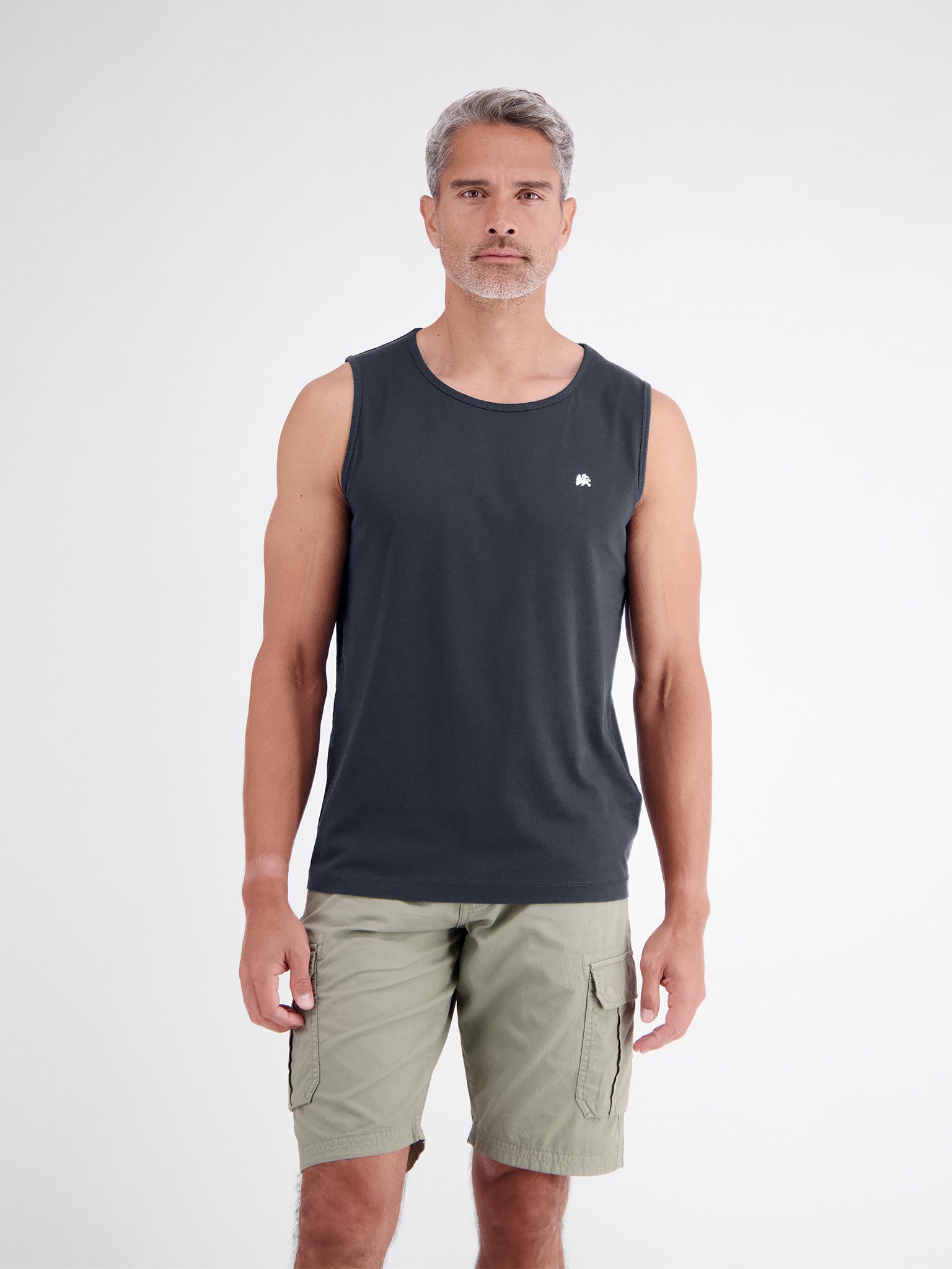 LERROS Tanktop Sommershirt/ärmellos mit Logodruck