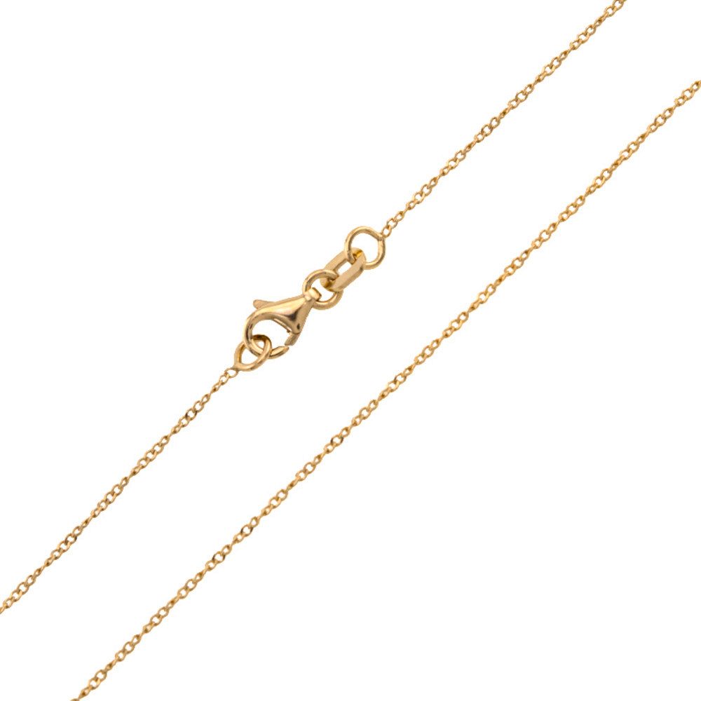 Cavill Goldkette 9 Karat Gelbgold Ankerkette 45 cm, elegant, filigran, 1,16 g (1-tlg)