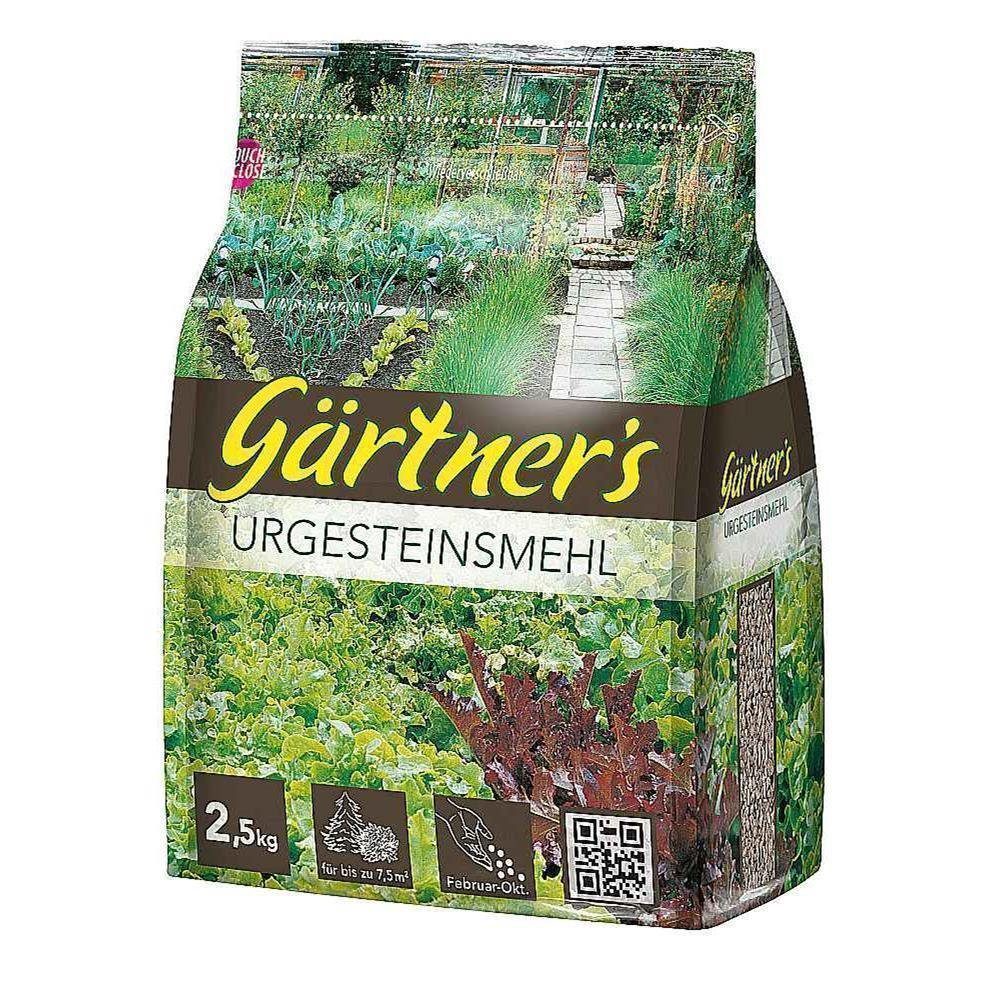 Gärtner's Gartendünger Urgesteinsmehl 2,5 kg Bodenhilfsstoff Bodenverbesserer