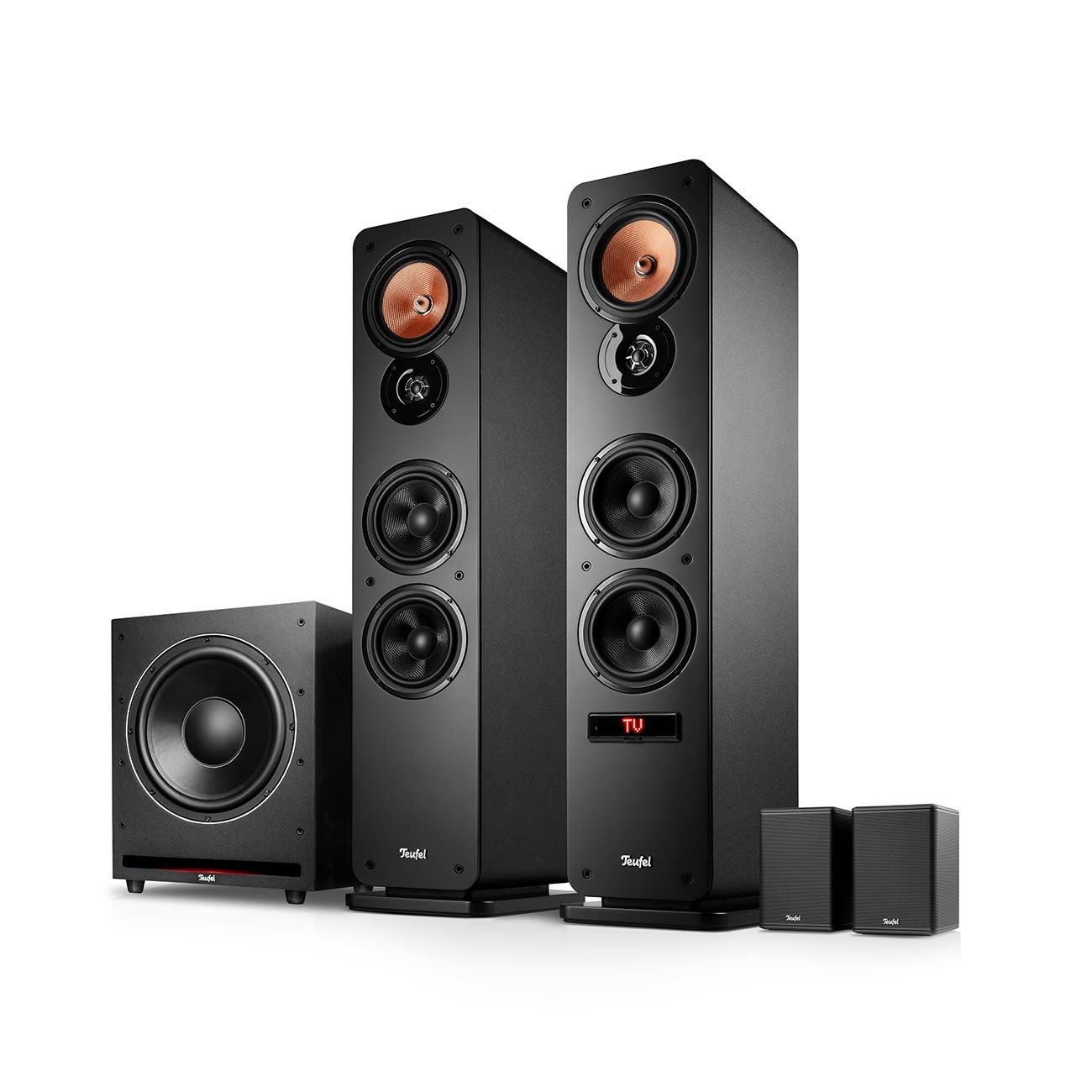 Teufel ULTIMA 40 AKTIV 3 Club Edition Surround "4.1-Set" Lautsprechersystem (Bluetooth, 520 W, HDMI ARC / CEC, Dolby Digital, Dolby Pro Logic, Dynamore)