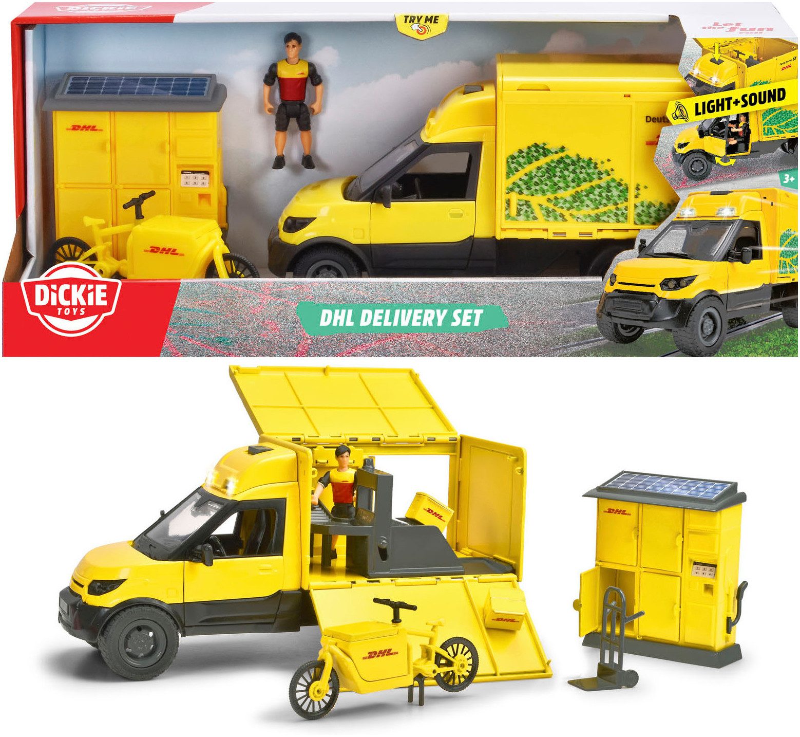 Dickie Toys Spielzeug-Auto DHL Delivery Set günstig online kaufen