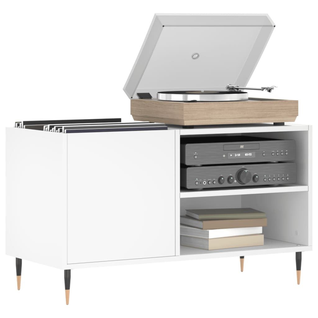 vidaXL Media-Regal Plattenschrank Weiß 85x38x48 cm günstig online kaufen