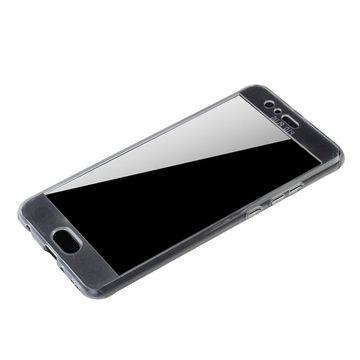 König Design Handyhülle Huawei P10 Plus, Huawei P10 Plus Handyhülle 360 Grad Schutz Full Cover Transparent