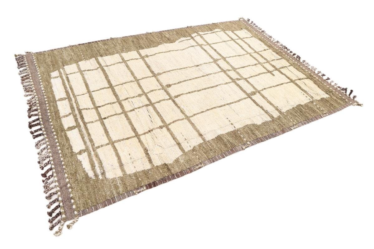 Höhe: Orientteppich Nain Maroccan Orientteppich, Berber 206x300 Handgeknüpfter Trading, 20 rechteckig, mm Atlas Moderner