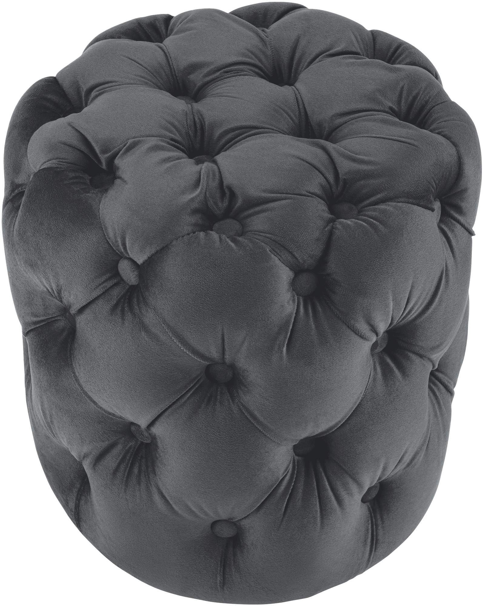 CLP Sitzhocker Drancy Samt (1er, 1 St., 1er), gepolstert mit Zierknöpfen günstig online kaufen