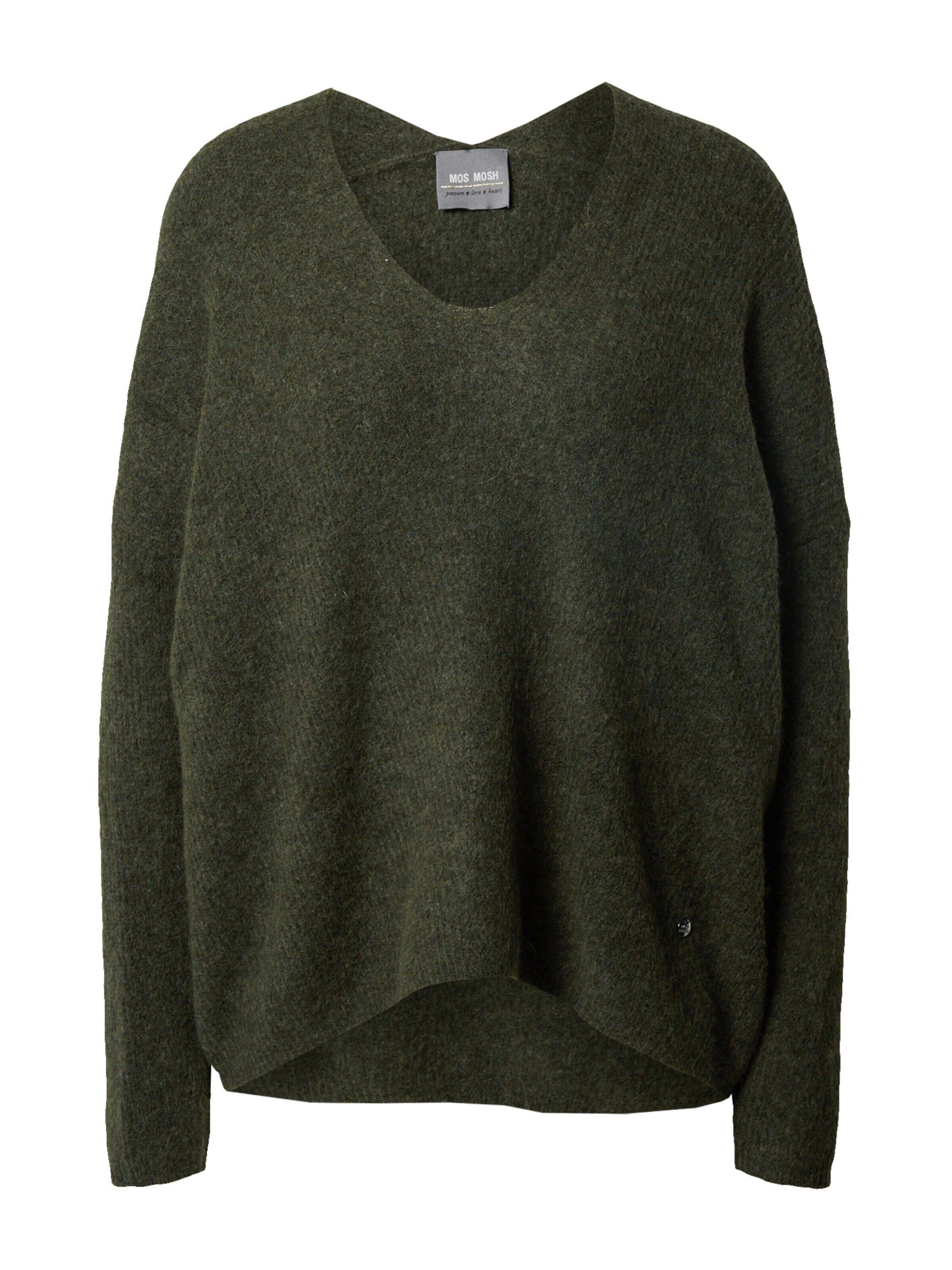 Mos Mosh V-Ausschnitt-Pullover (1-tlg) Plain/ohne Details