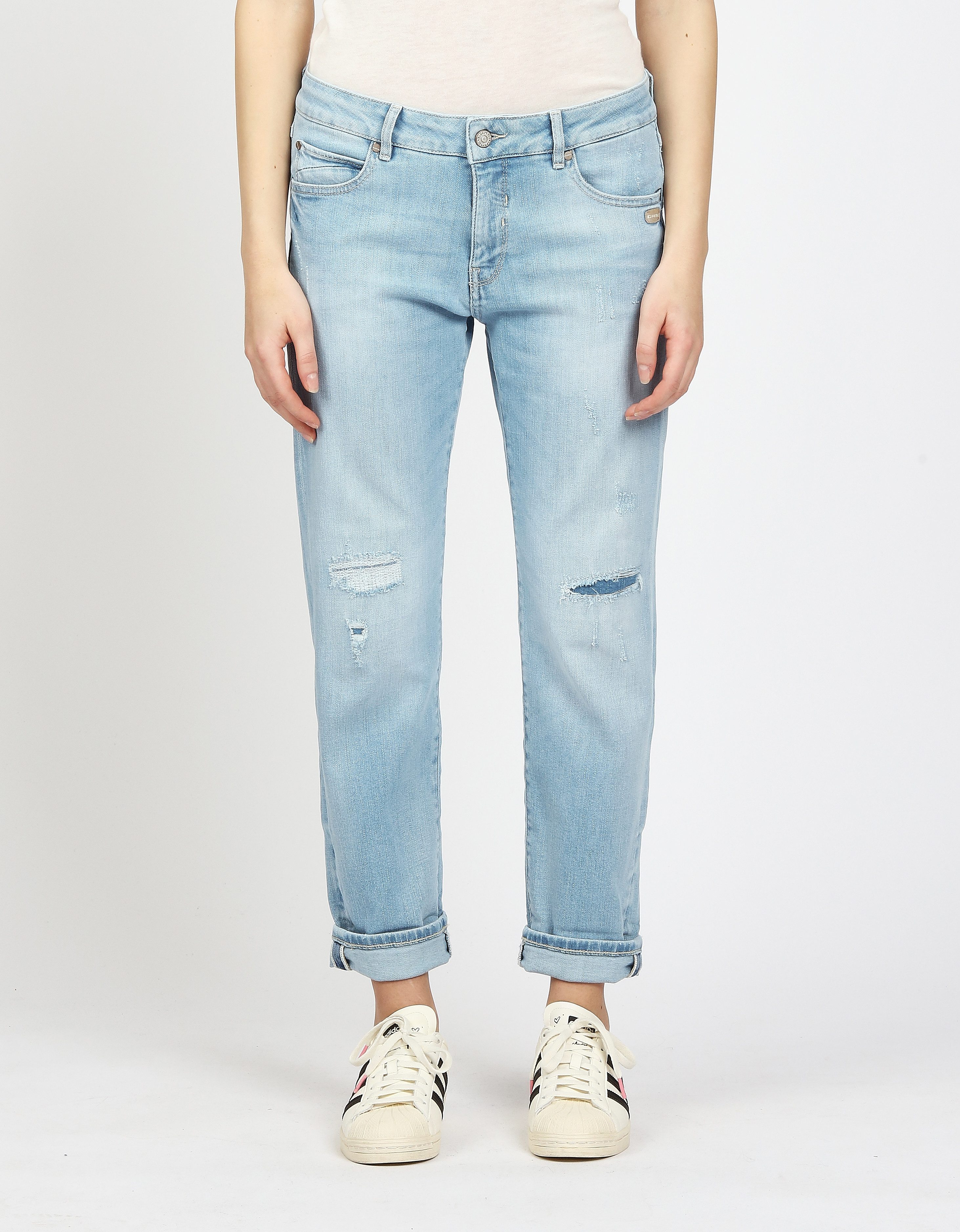 GANG Boyfriend-Jeans 94NADIA 5-Pocket Style mit Reißverschluss und Knopf günstig online kaufen