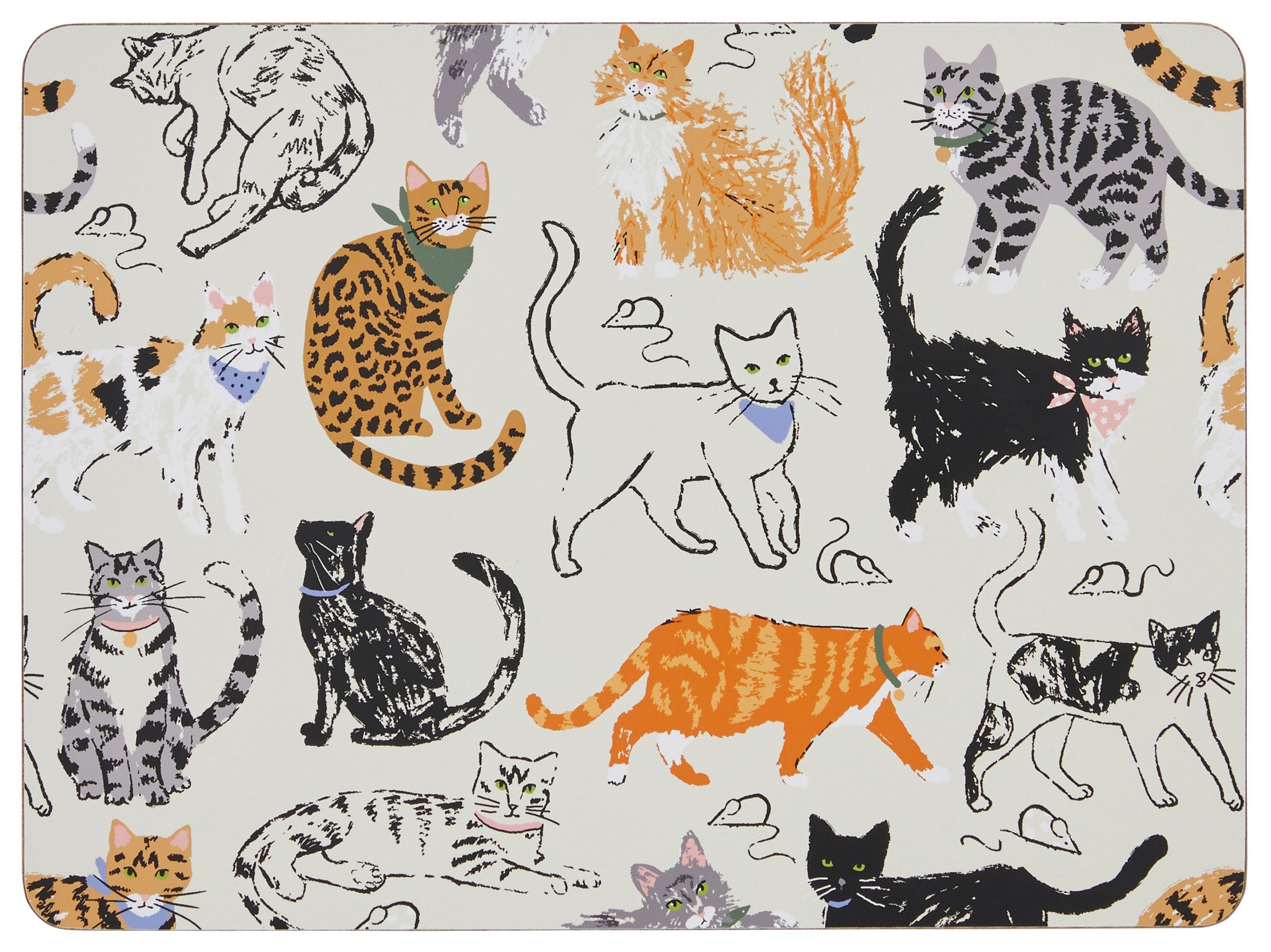 Ulster Weavers Platzset Feline Friends, (Set, günstig online kaufen