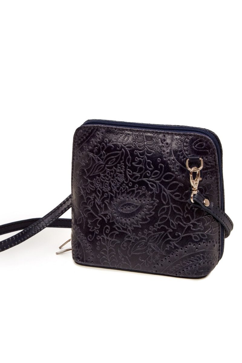 CASSANDRA Handtasche Trachtentasche - PAISLEY - marine, grau