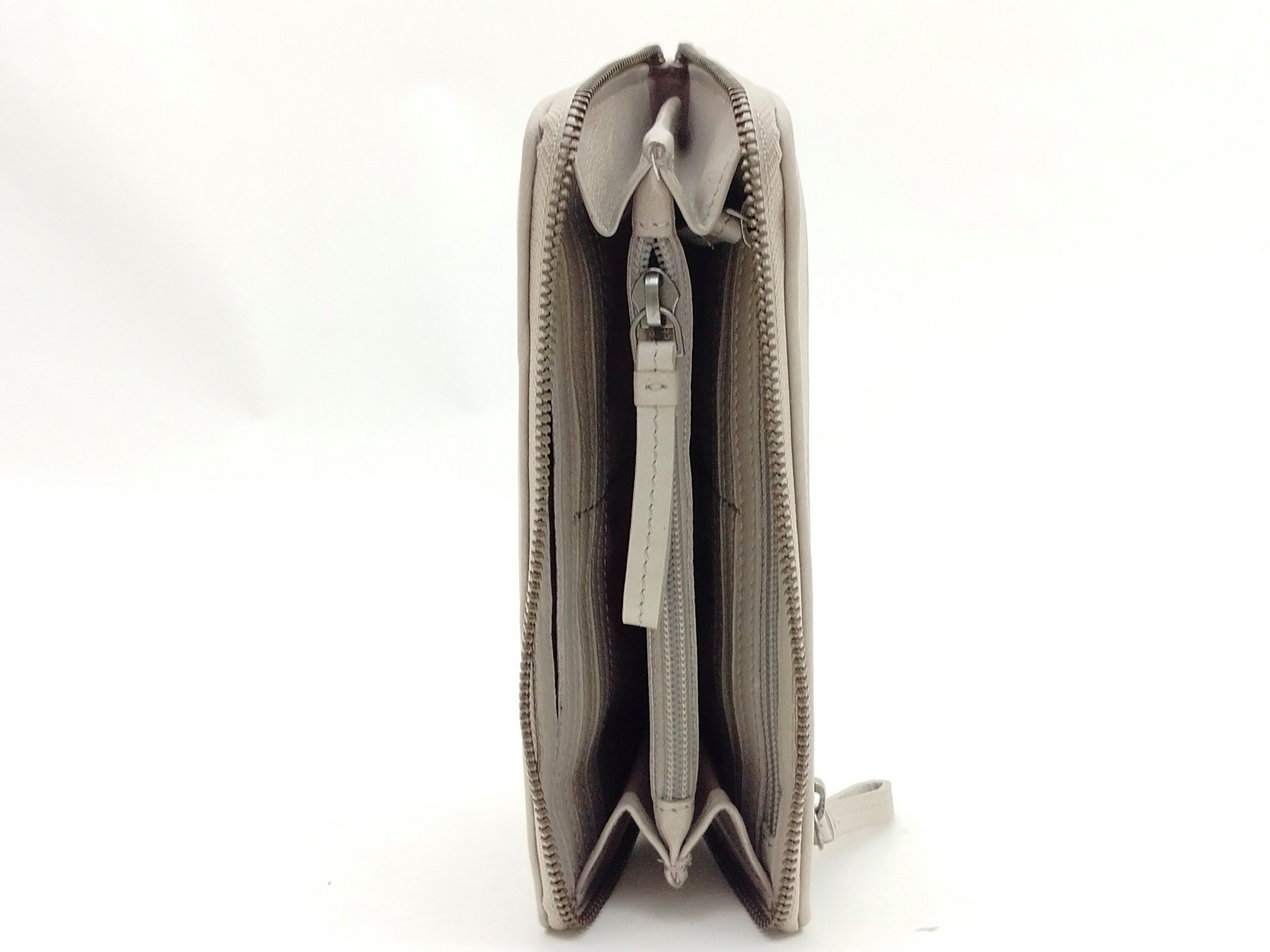 Bull & Hunt Geldbörse Bull & Hunt Reißverschlussbörse Leder, zip wallet, Langbörse, grey