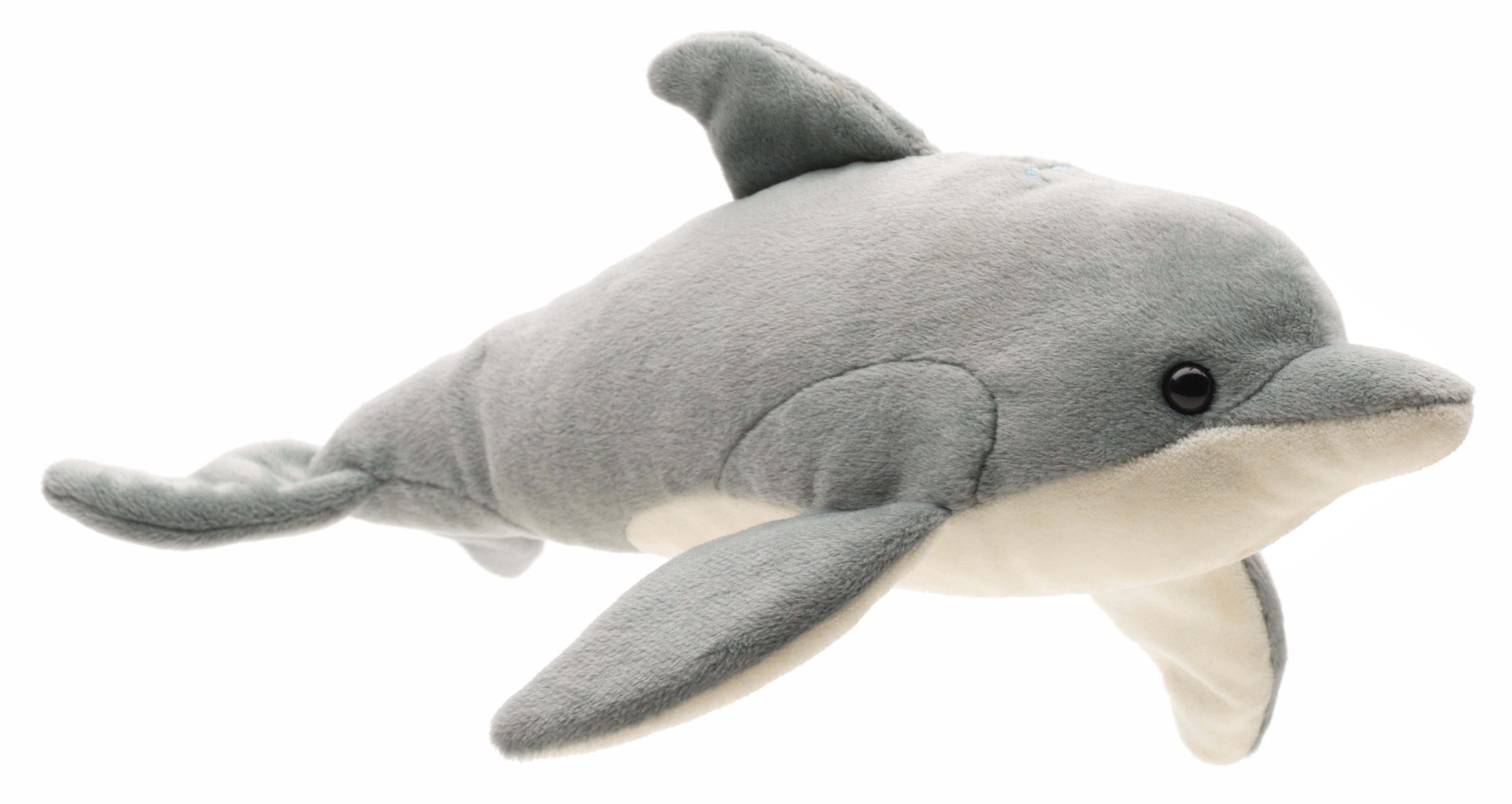 Uni-Toys Kuscheltier Großer Tümmler, Delfin - 28 cm (Länge) - Plüsch-Delphi günstig online kaufen