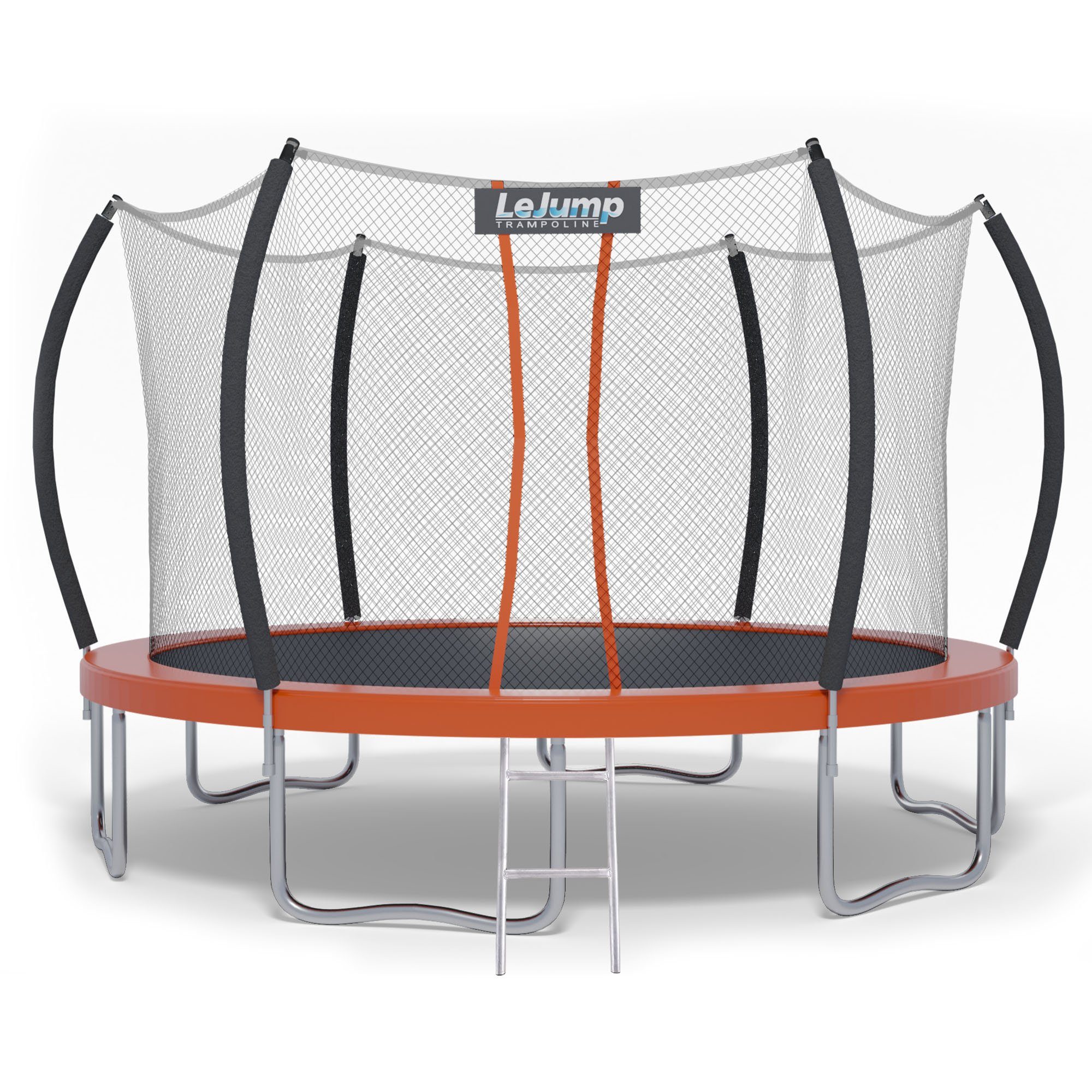 LeJump Gartentrampolin Sunrise, Ø 366 cm, Mit Sicherheitsnetz »Hochwertig«, Schutzrand schwarz