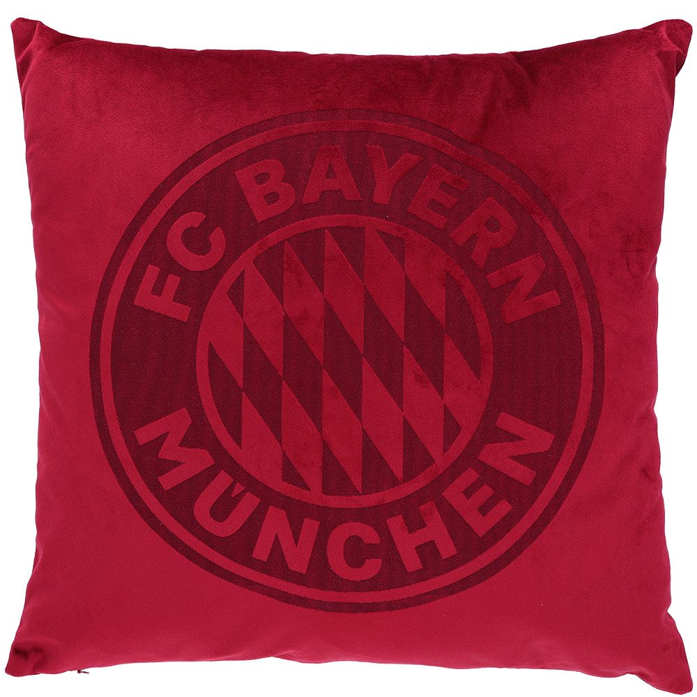 FC Bayern München Dekokissen FC Bayern München Kissen Logo Bordeaux