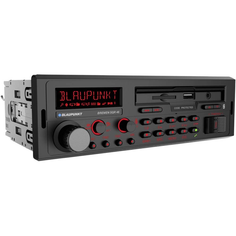 Blaupunkt BREMEN SQR 46 DAB Youngtimer Autoradio 2001018000000 Autoradio (DAB+ Tuner, Bluetooth®-Freisprecheinrichtung, Retro Design)