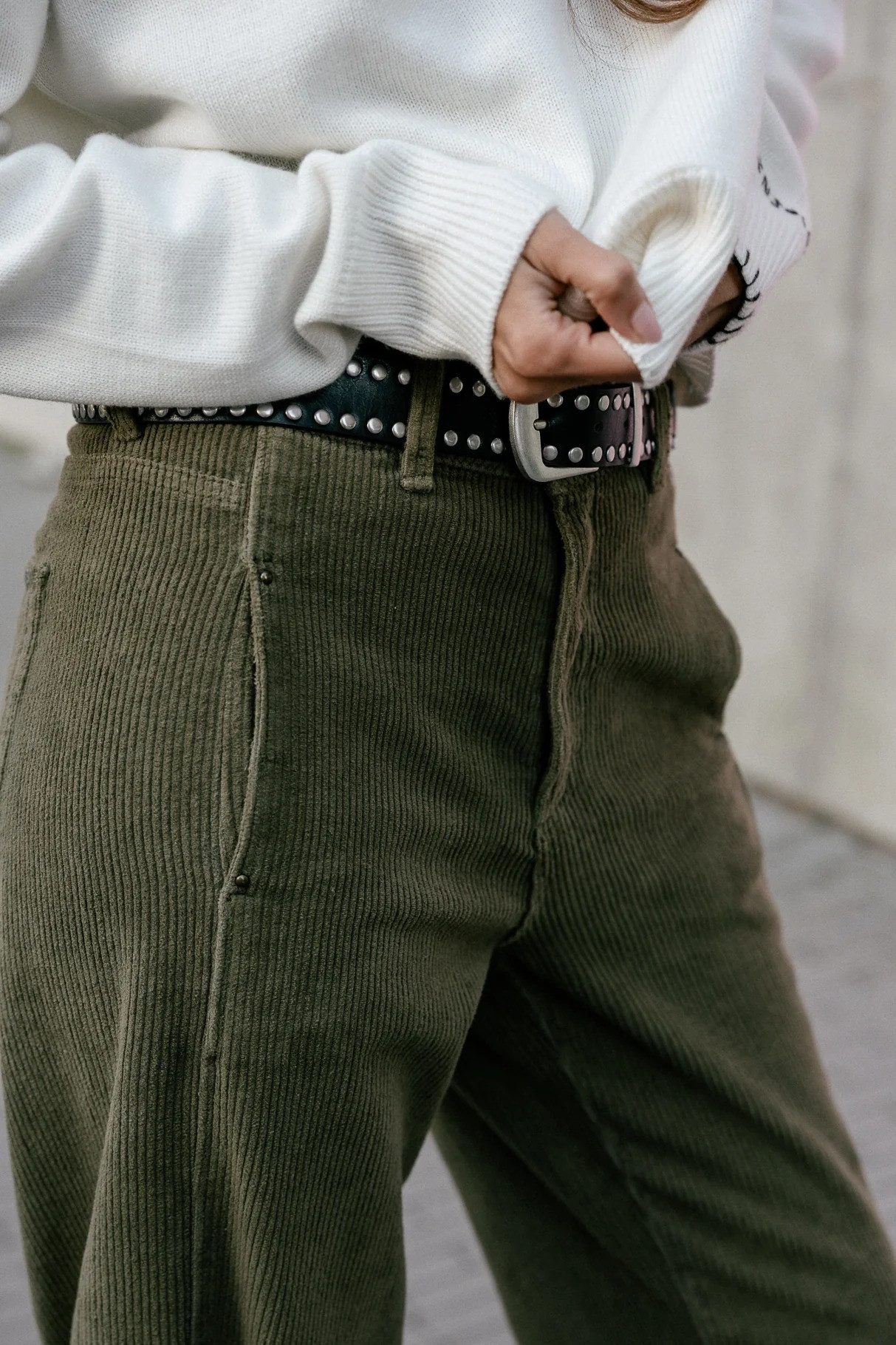 Freeman T. Porter Stretch-Jeans FREEMAN T. PORTER ROSALIA VELUTO forest night 25142 VELU.F493