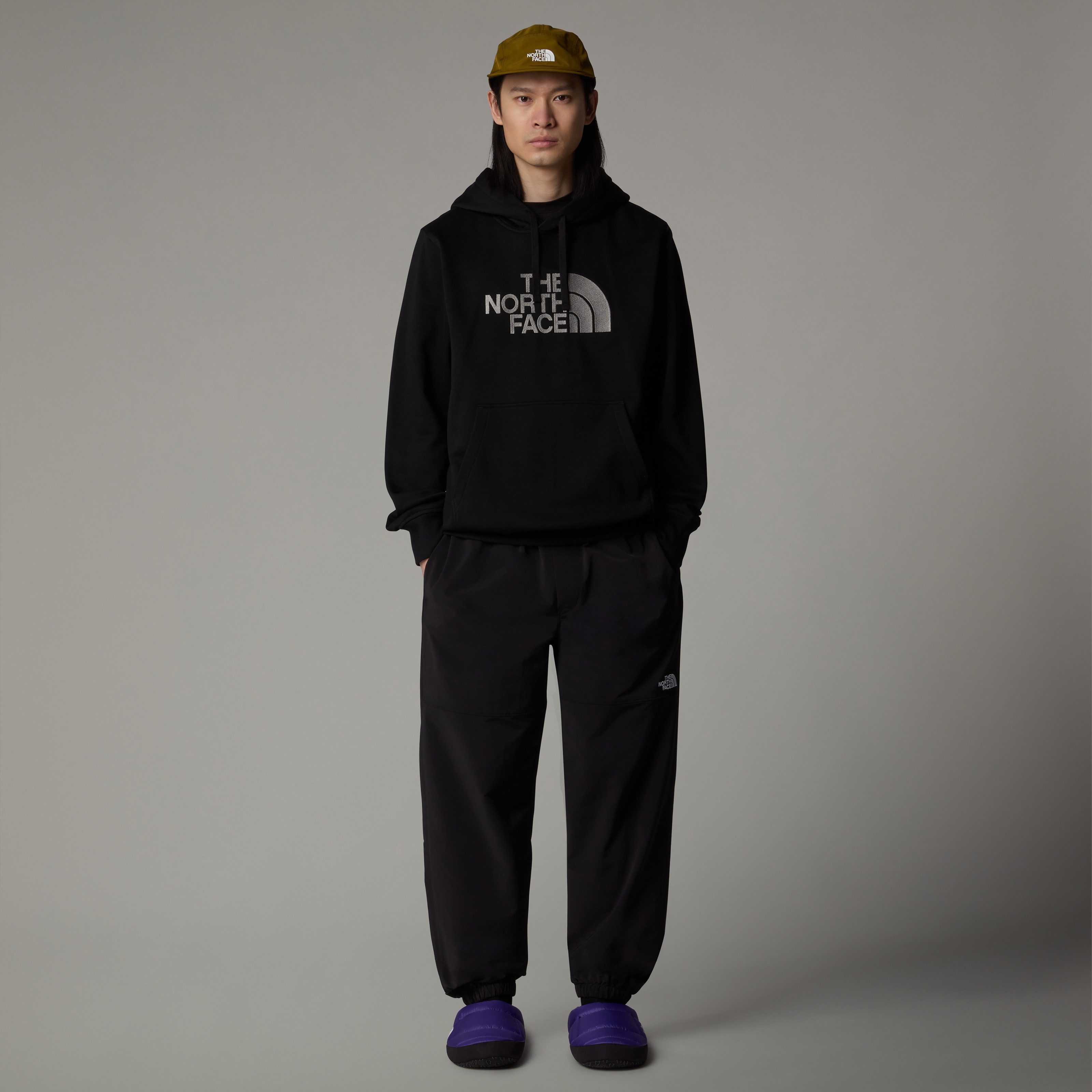 The North Face Kapuzensweatshirt M DREW PEAK REGULAR HOODIE mit Kängurutasche, mit regulierbarer Kapuze, sportlicher Stil