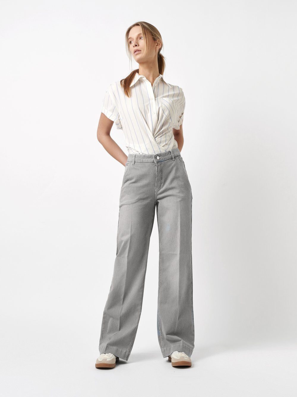ROSNER Bootcut-Jeans Audrey1_085 mit Streifen günstig online kaufen