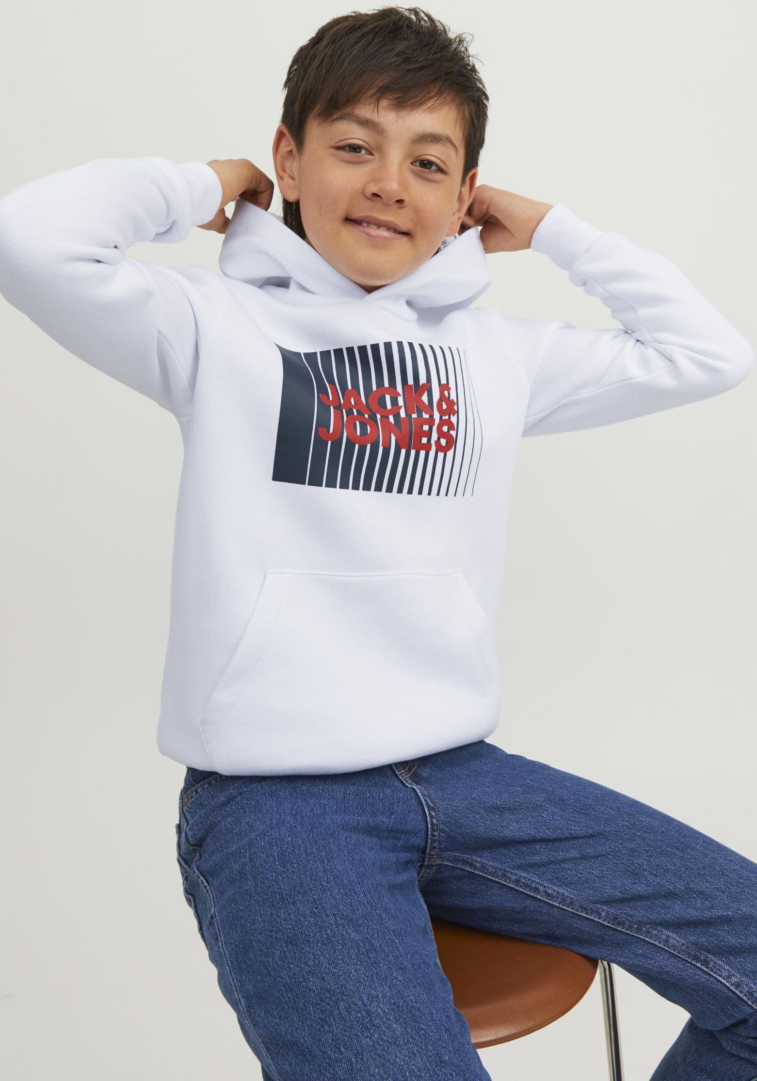 Jack & Jones Junior Kapuzensweatshirt JJECORP günstig online kaufen