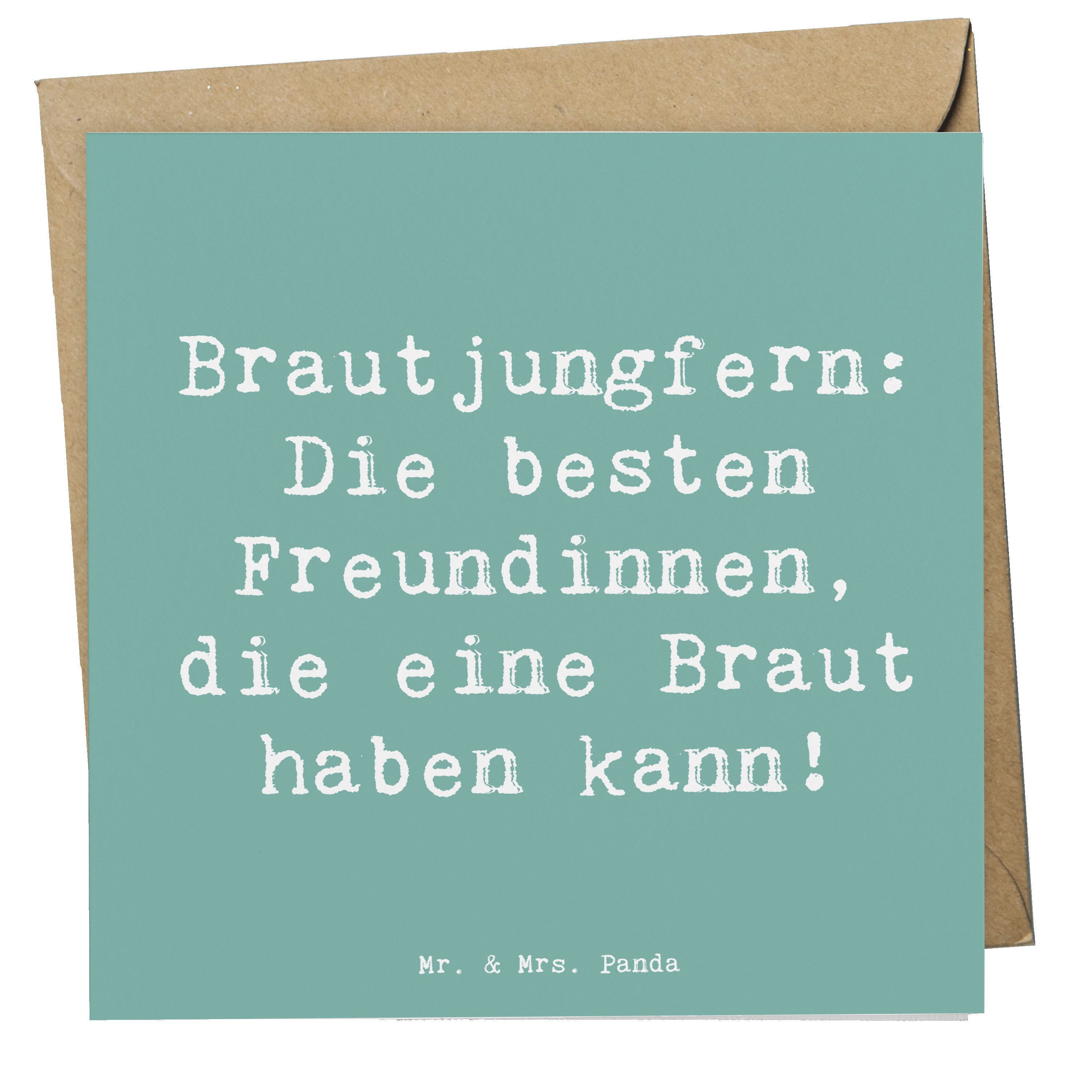 Grußkarte Beste Brautjungfern - Meeresbrise - Geschenk, Freundschaft, Hochzeit