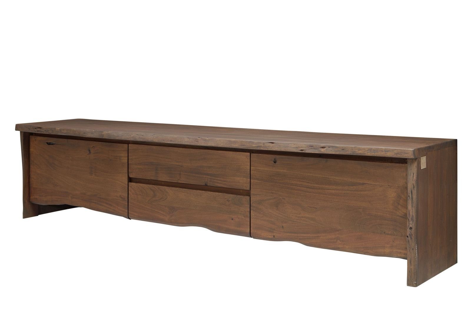 Massivmoebel24 TV-Board (TV-Board Akazie 220x45x50 braun günstig online kaufen