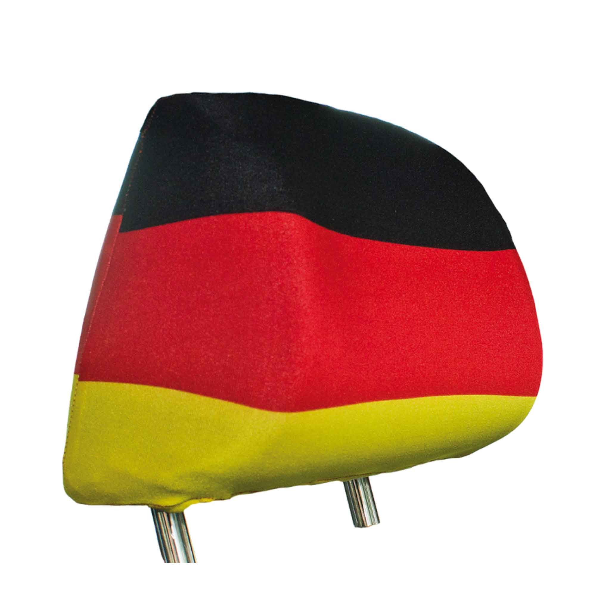 Happy People Autokopfstütze, (1-St), Bezug Deutschlandfarben Kopfstützenbezug