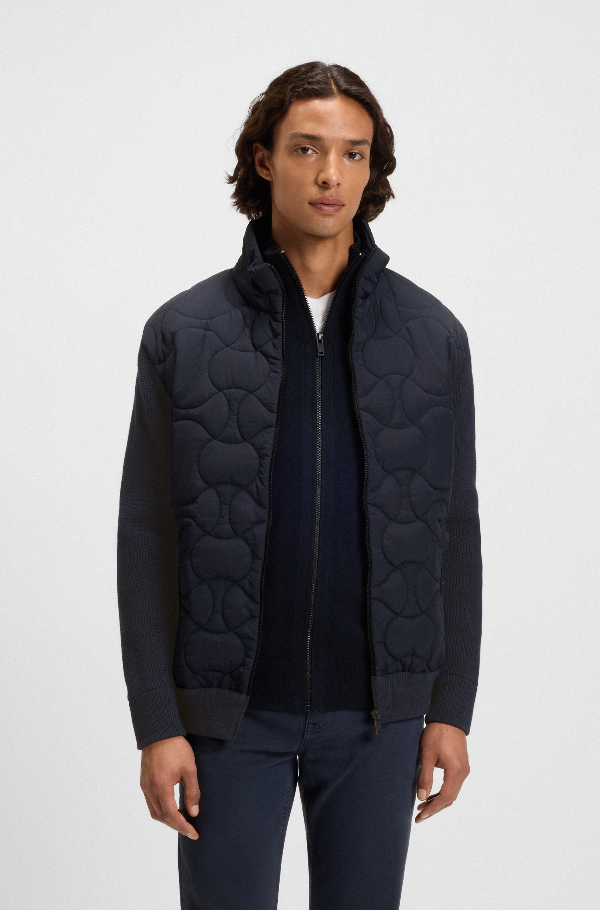 BOSS ORANGE Outdoorjacke Kavietor mit leicht wattiertem Vorderteil günstig online kaufen