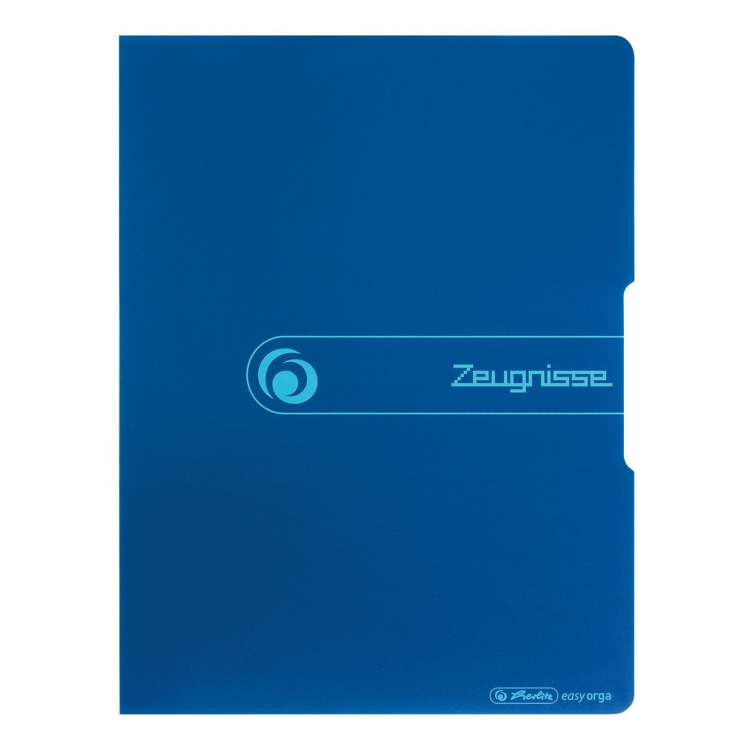 Herlitz Schreibmappe Herlitz Zeugnismappe A4 blau