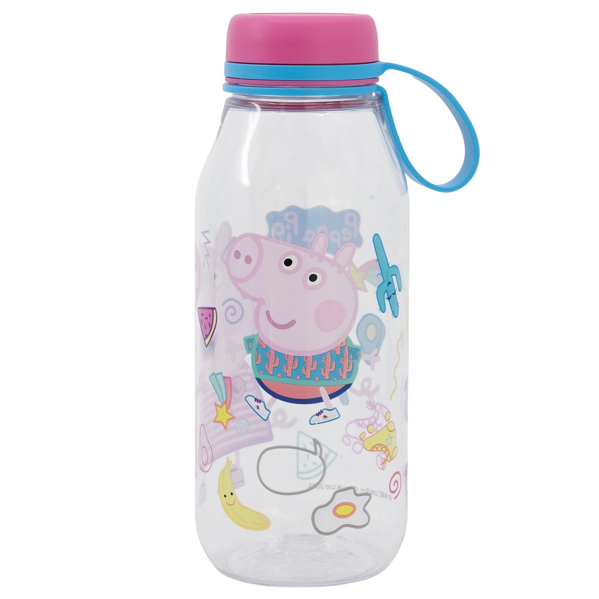 Peppa Pig Trinkflasche Peppa Pig Wutz George Sportflasche Wasserflasche, Flasche 460 ml