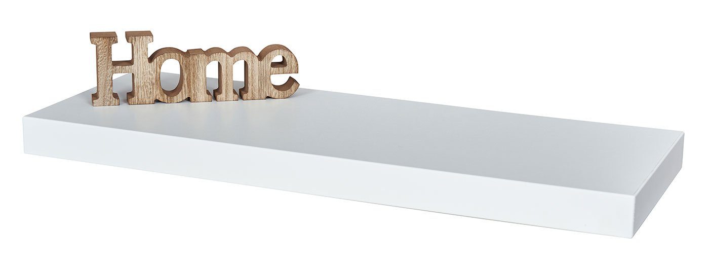 Levandeo® Wandregal, Wandboard Bobby 60cm weiß günstig online kaufen