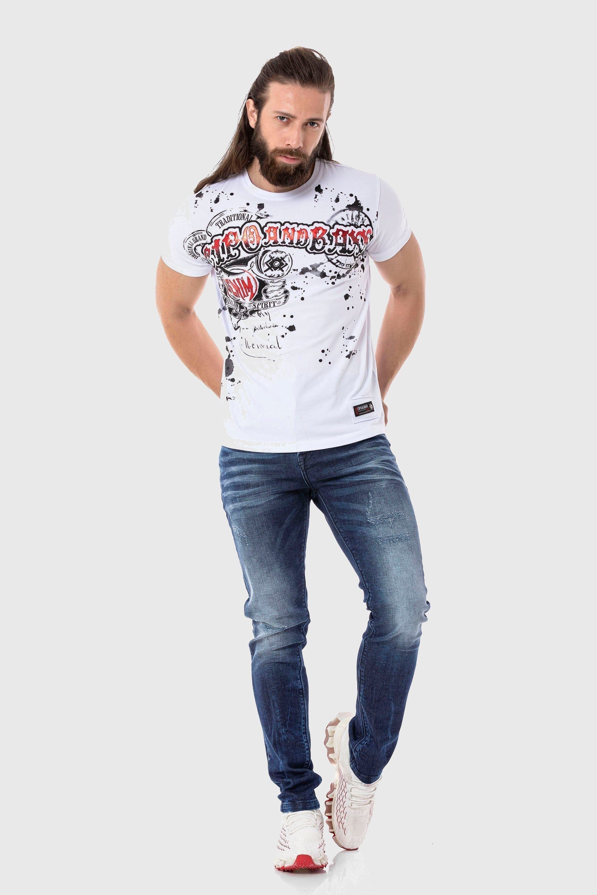Cipo & Baxx 5-Pocket-Jeans Hose mit moderner Waschung
