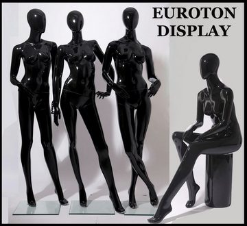Eurotondisplay Schneiderpuppe Schaufensterpuppe Weiblich Weiß oder schwarz Matt oder Glänzend, Nicht Zutreffend
