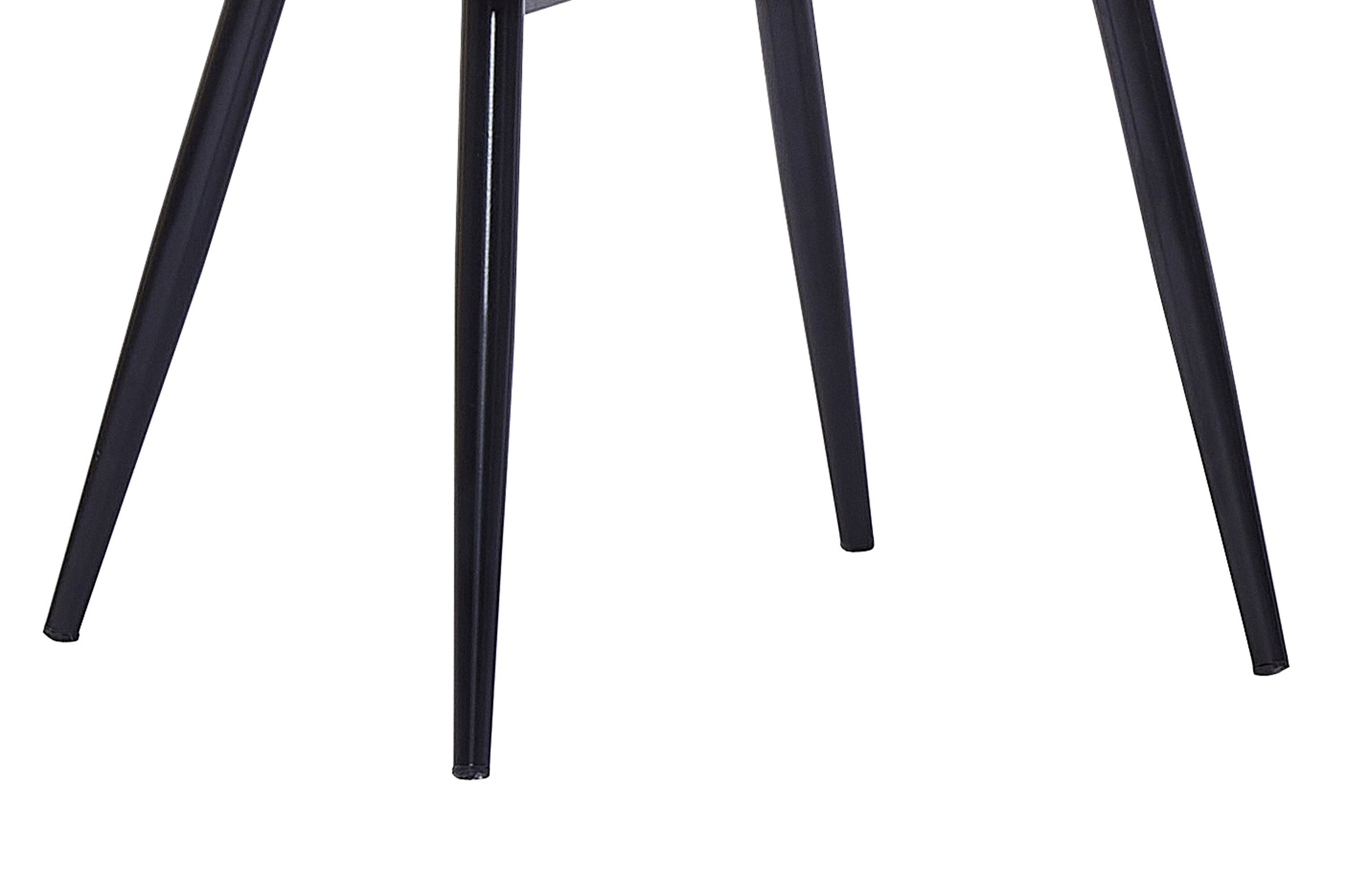 ergonomischer Stil Sitzhöhe hellbraun 43cm Sitzschale, mit Esszimmerstuhl Lasse, Junado® skandinavischer