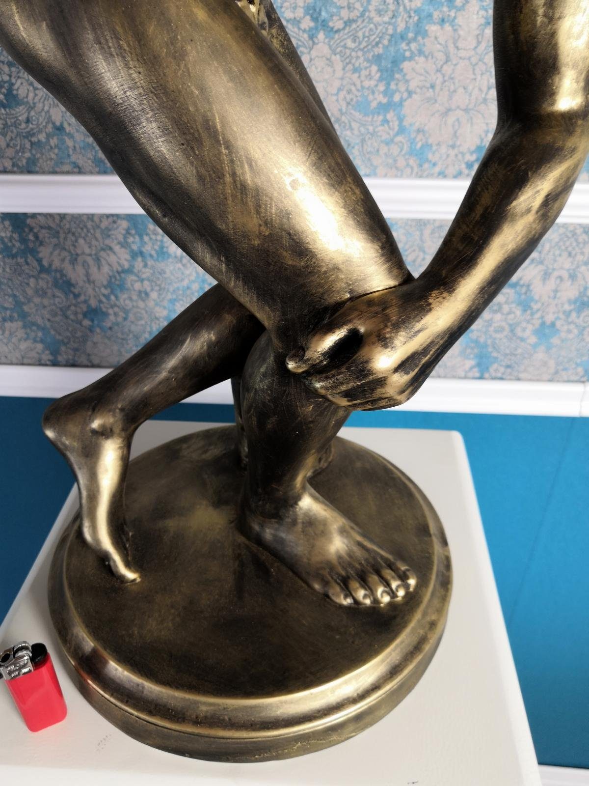 JVmoebel Skulptur Diskuswerfer skulptur figur statuen statue XXL olymp designer