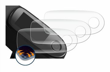 Savvies Full-Cover Schutzfolie für Segway Ninebot KickScooter F40D, Displayschutzfolie, 4 Stück, 3D Curved klar