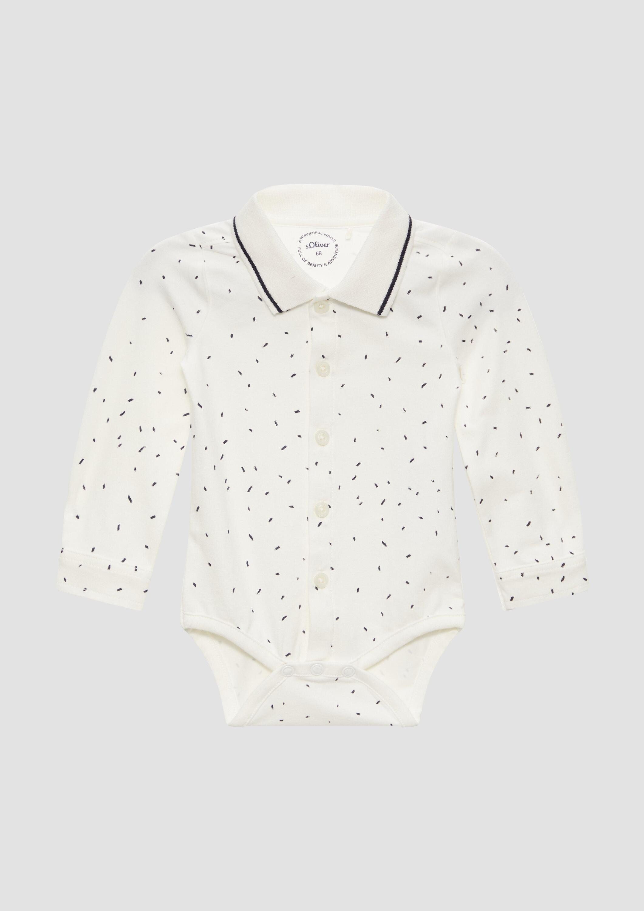 s.Oliver Shirtbody T-Shirt Body Hemdbody aus Baumwollstretch (1-tlg)