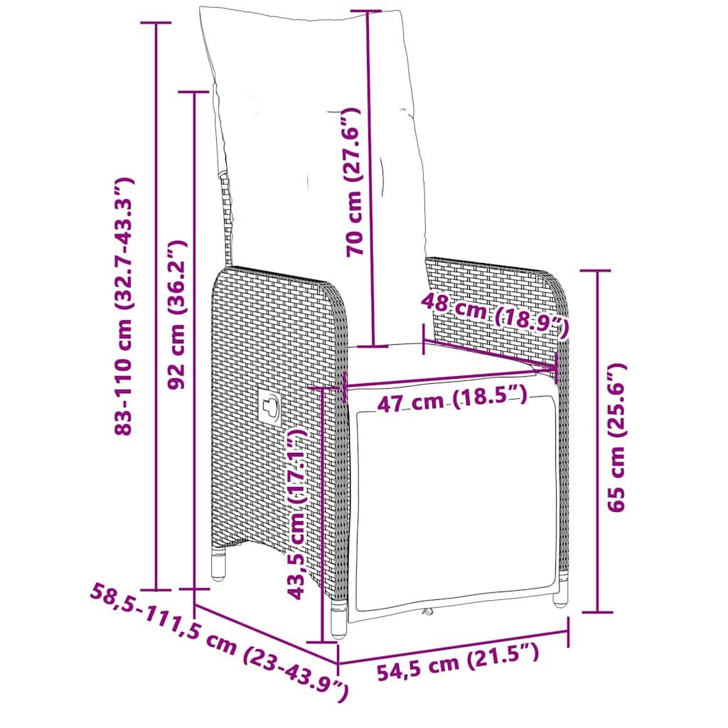 vidaXL Tierhaarentferner 7-tlg. Schafschermaschine-Set 550 W, (7-tlg)