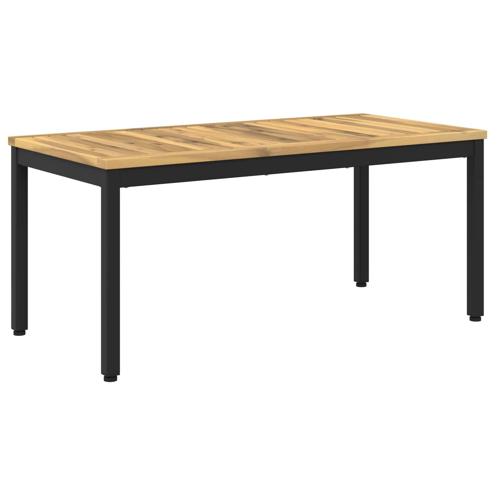 vidaXL Couchtisch Couchtisch Weiß und Schwarz 50 x 100,5 x 45 cm (1-St)