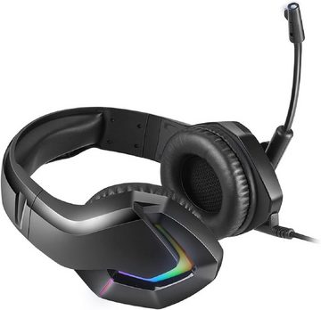 Varr Gaming RGB Headset MIC VH8050 mit Stereo-Subwoofer und Mikrofon Gaming-Headset