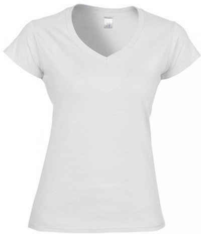 Gildan V-Shirt Softstyle Ladies´ V-Neck Damen T-Shirt