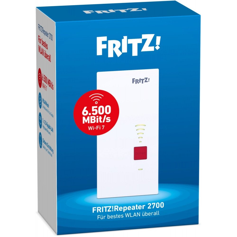 AVM FRITZ!Repeater 2700 - WLAN-Repeater - weiß WLAN-Access Point