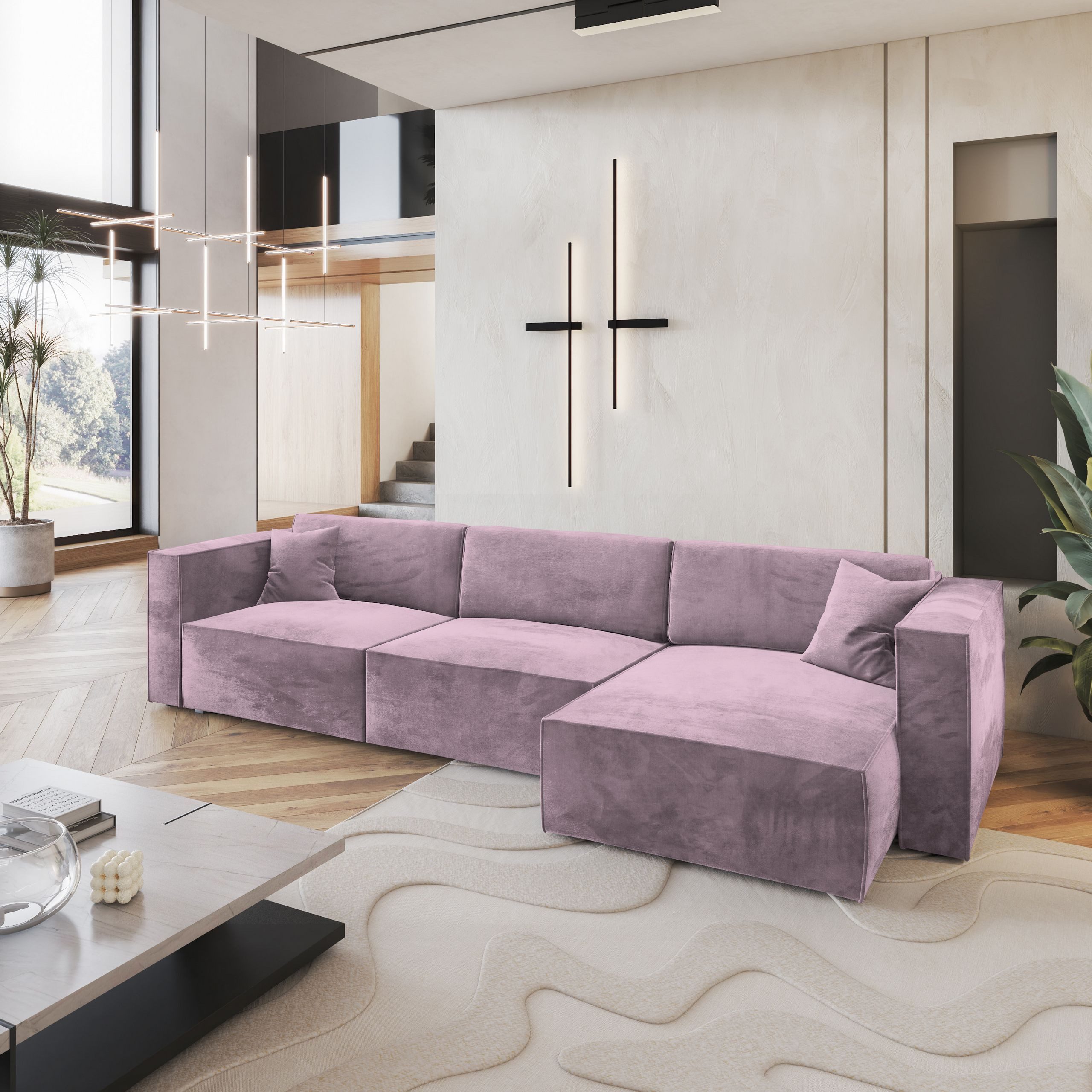 Masseno Ecksofa TOLMO mit Schlaffunktion L-Form, günstig online kaufen