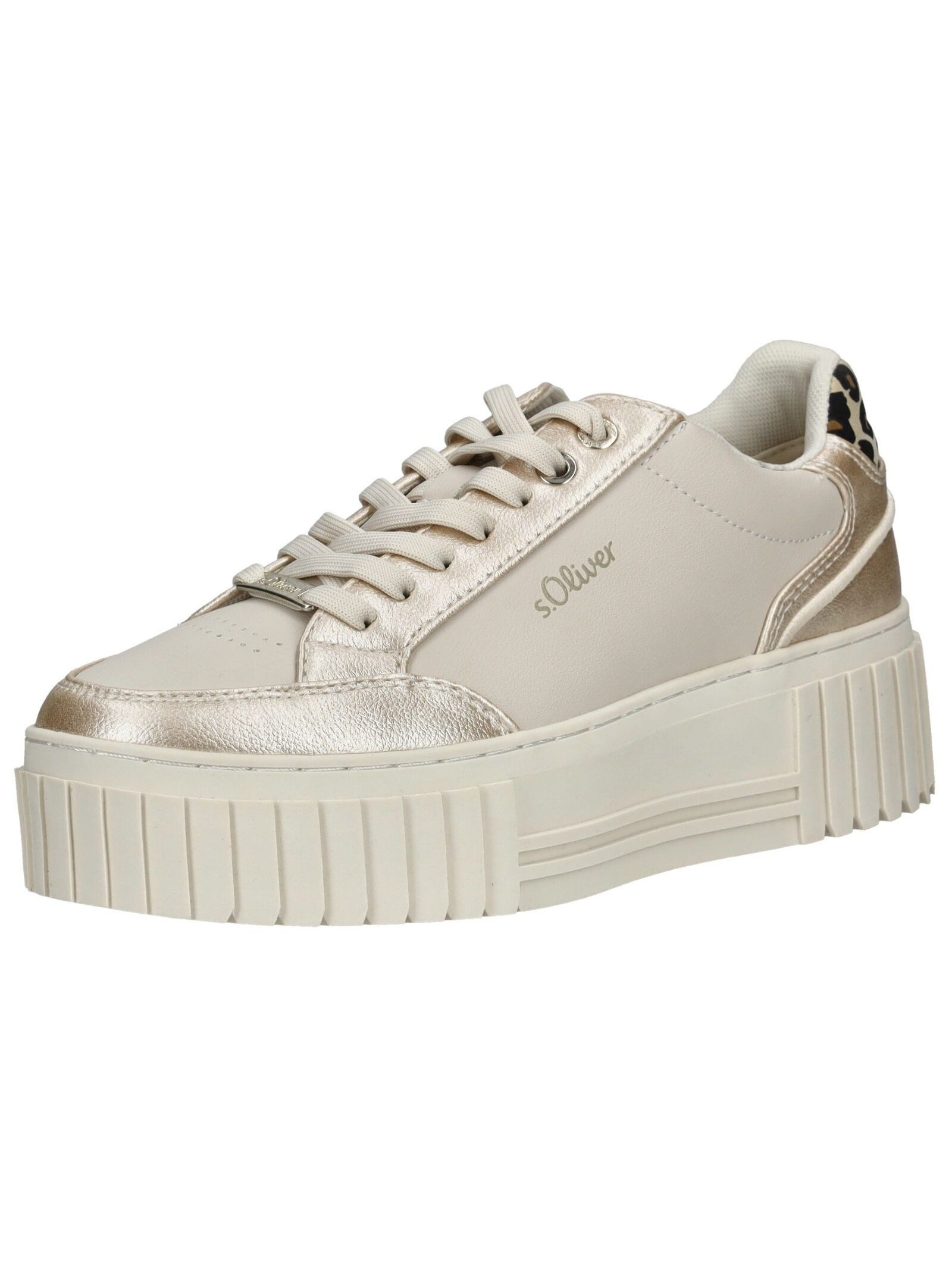 s.Oliver Sneaker Leder Plateausneaker günstig online kaufen