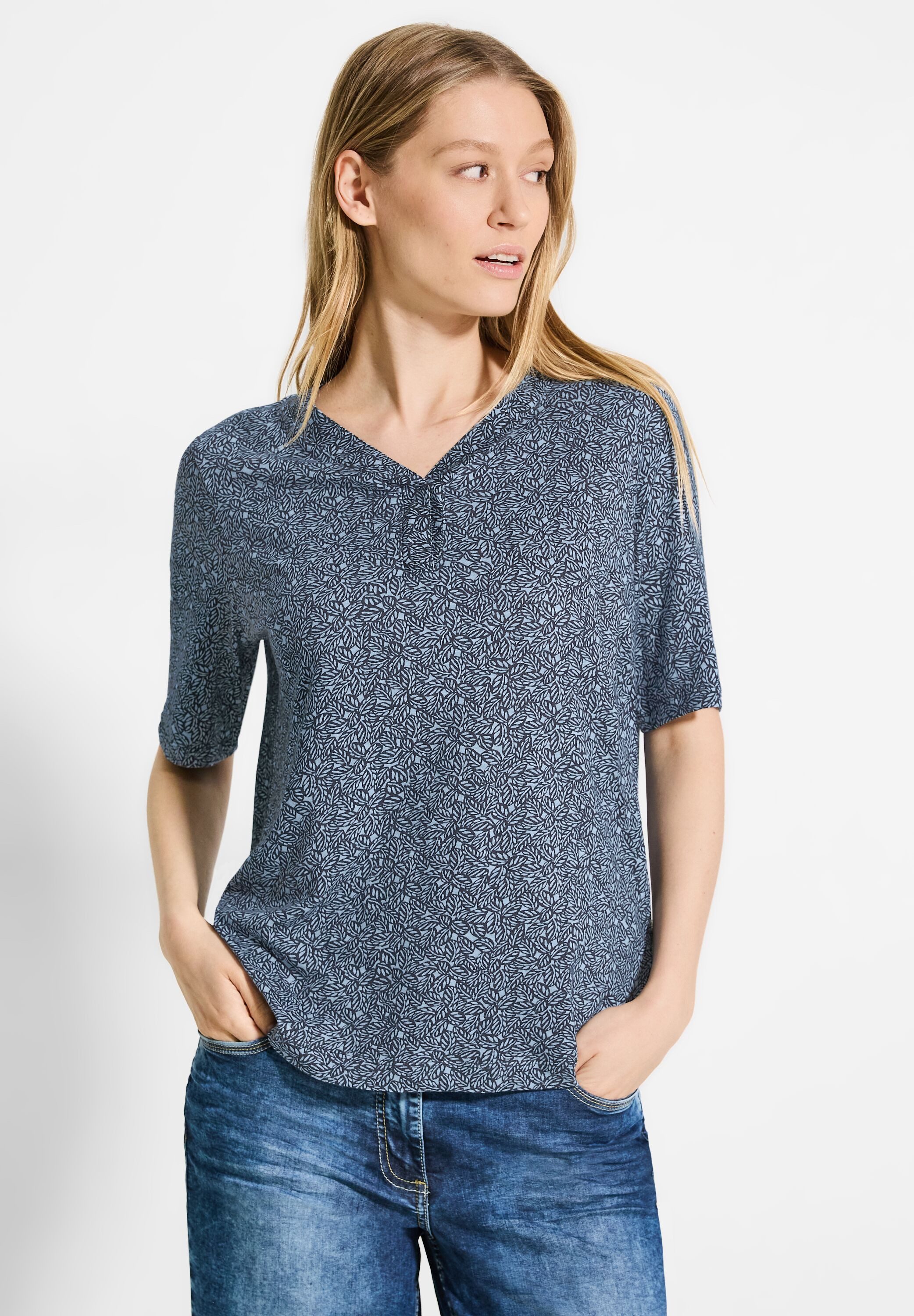 CECIL T-Shirt mit Flammgarn