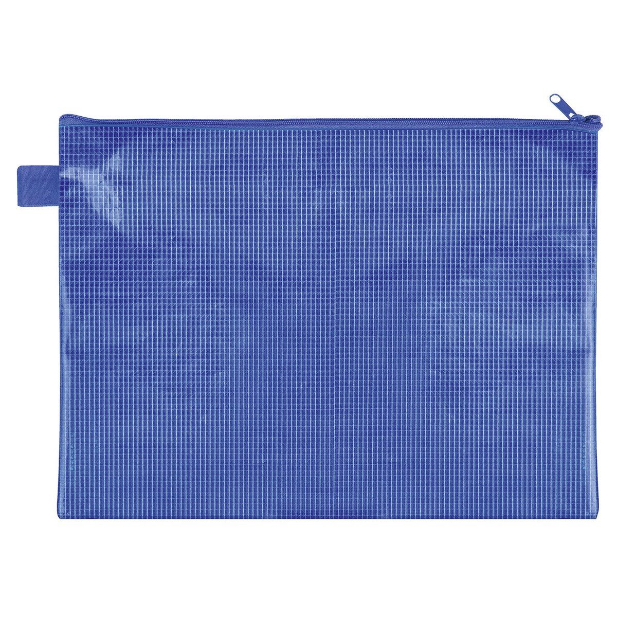 VELOFLEX Bogenhülle VELOFLEX Reißverschlusstasche gewebeverstärkt blau DIN A4