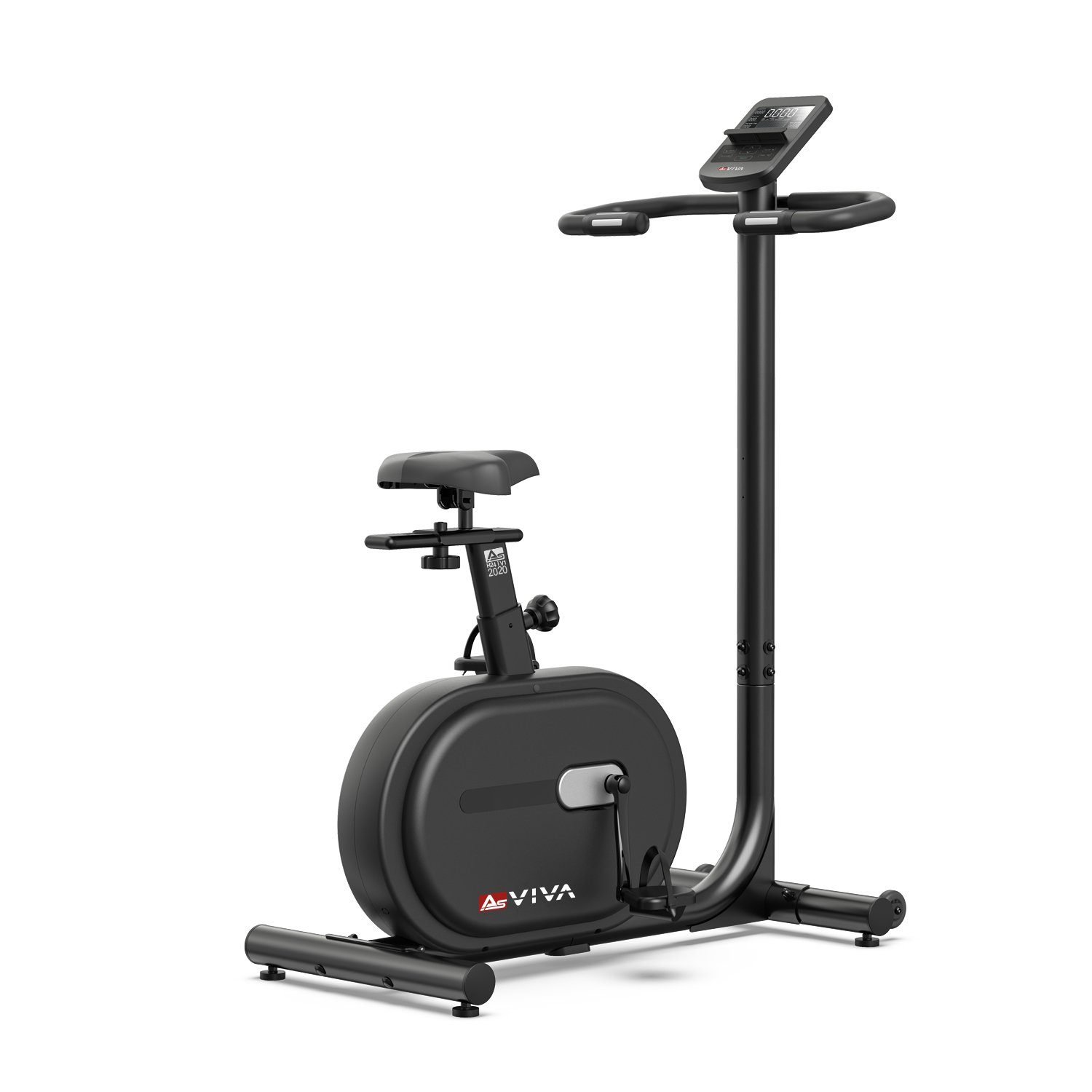 AsVIVA Ergometer H24 Heimtrainer – Fitnessbike mit Bluetooth & 21 Programmen