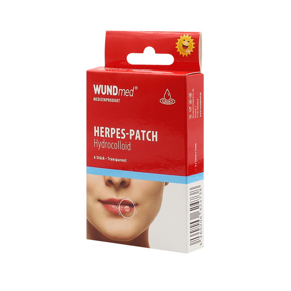 Wundmed Wundpflaster Herpes Patch Lippenherpespflaster transparent 24 Stück Mundschutz (Stück, 10 St., Herpespflaster), Lippenbläschen Herpes Patch Herpespflaster Lippen