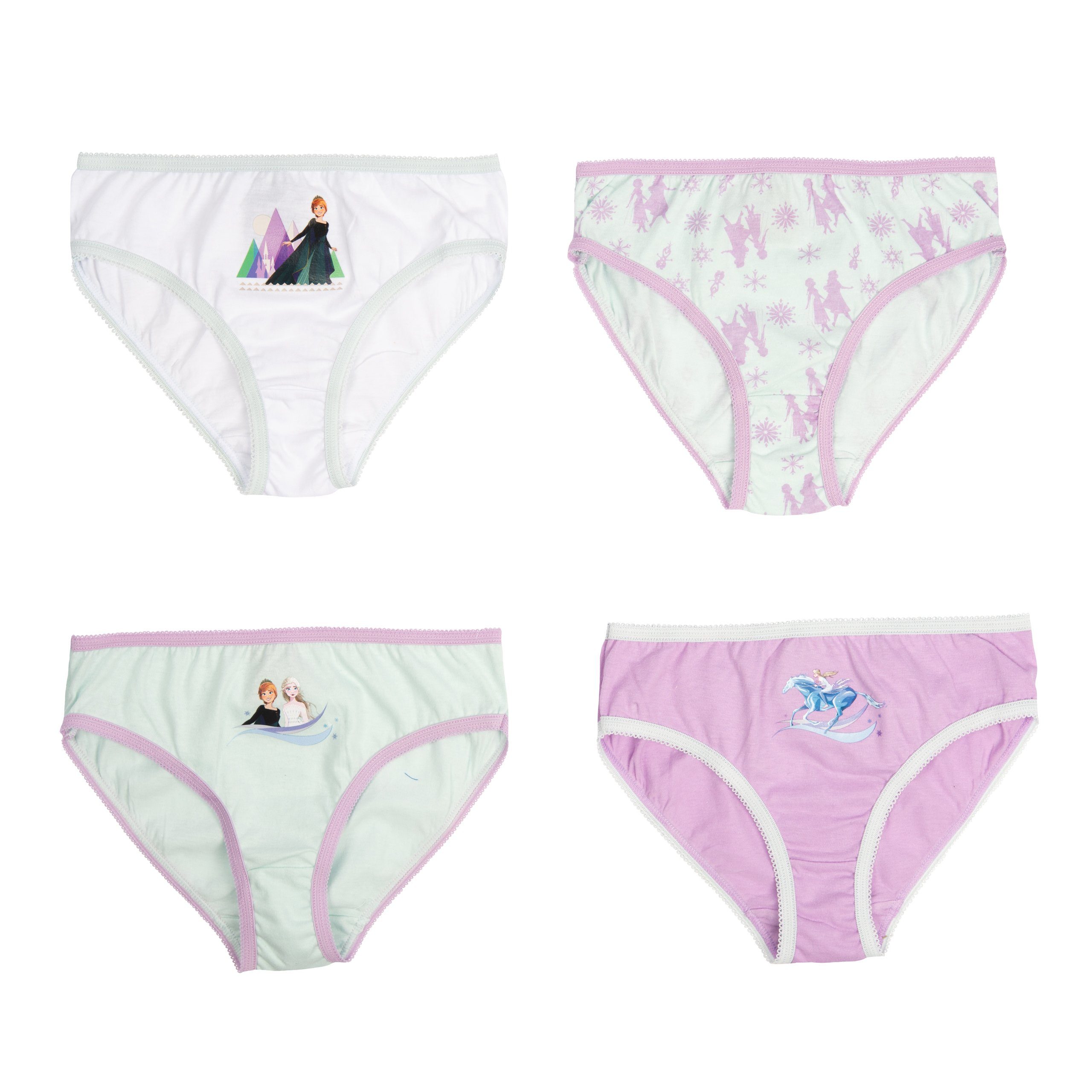 United Labels® Panty Disney Frozen Panty für Mädchen - Die Eiskönigin Bunt (4er Pack)