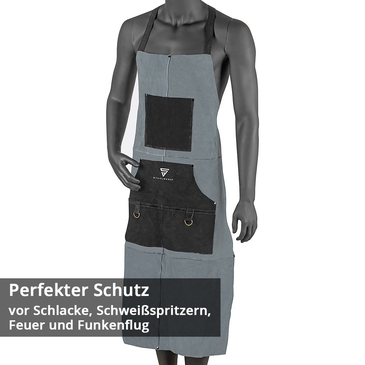 STAHLWERK Schweißerschürze Schweißerschürze / Schutzschürze / günstig online kaufen
