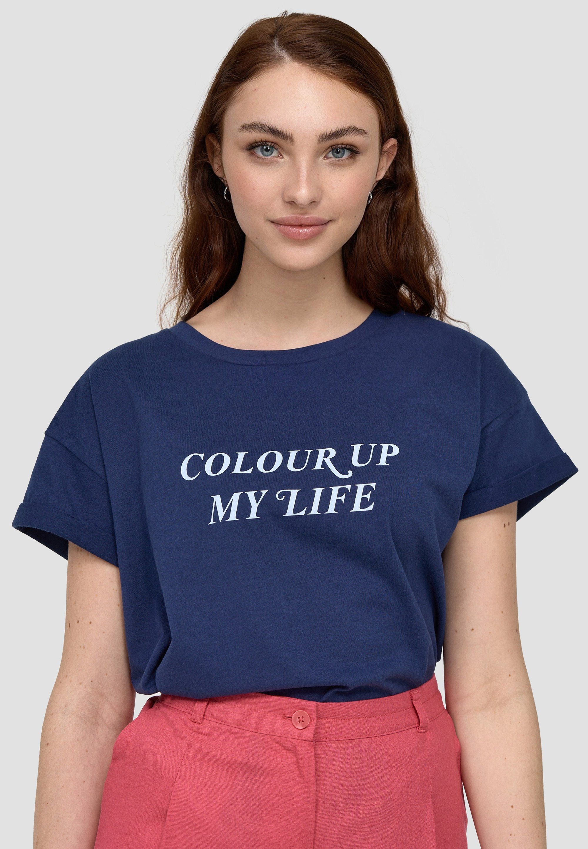 re.draft T-Shirt Colour Up Blau
