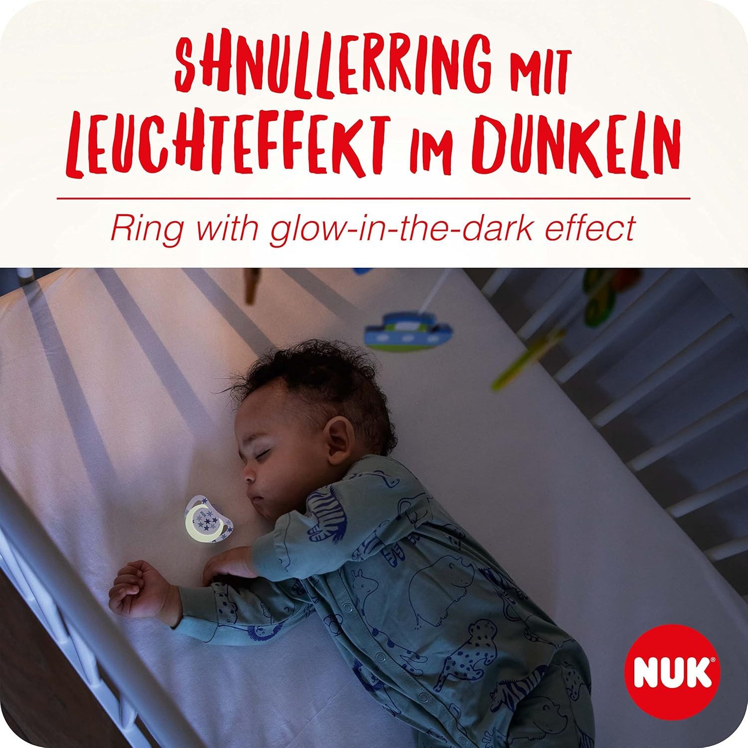 NUK Schnuller NUK Star Schnuller Silikon Blau Gr.2 – 4er Set, BPA-frei